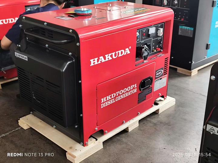 Máy Phát Điện Chạy Dầu 7KW Hakuda HKD7000P1