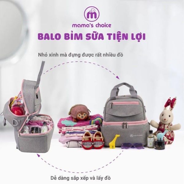 Balo bỉm sữa đa năng Mama's Choice