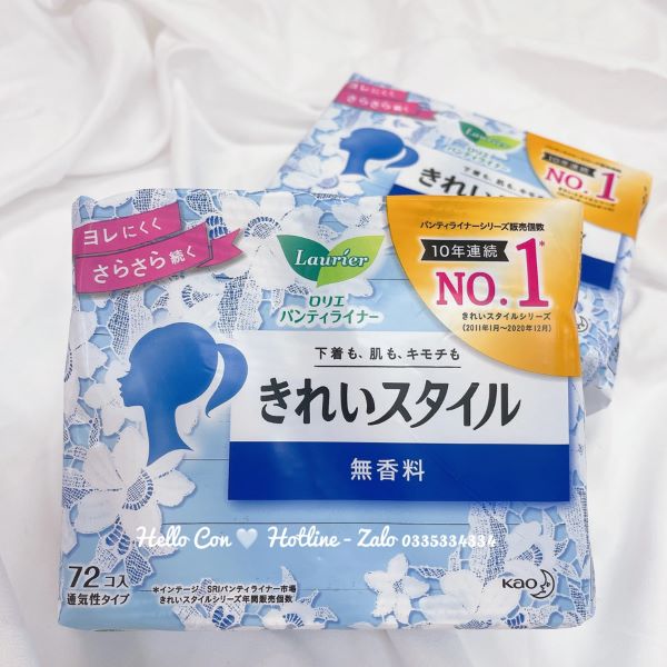 Băng vệ sinh Laurier 72 miếng không mùi