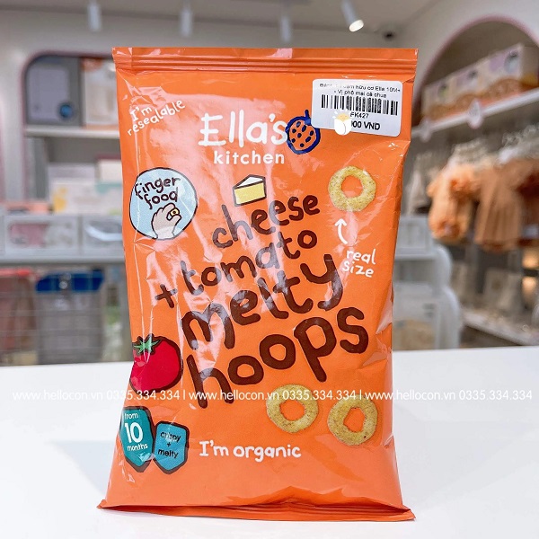 Bánh ăn dặm Ella's Kitchen Organic cho bé 10 tháng (gói 20g)