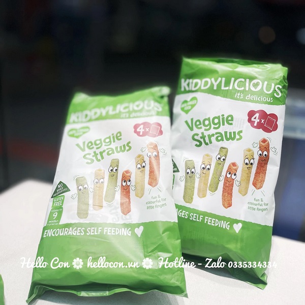 Bánh ăn dặm Kiddylicious cho bé 9 tháng