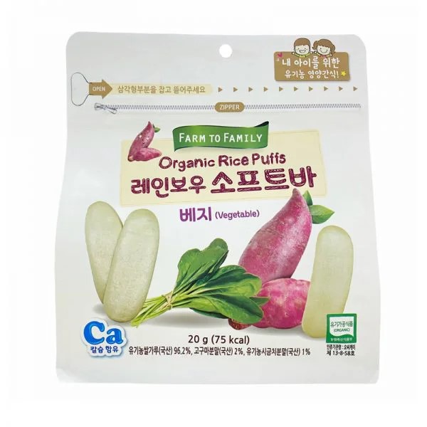 Bánh gạo Farm to family bổ sung Canxi