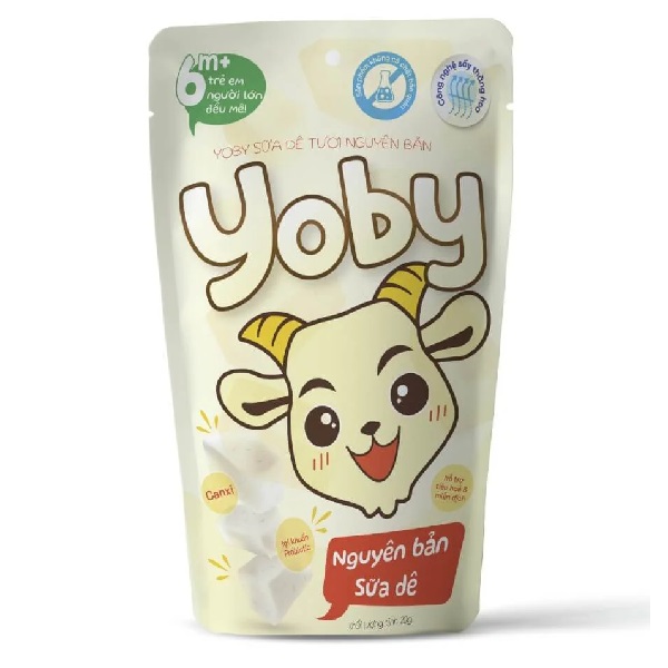 Bánh sữa dê sấy khô Yoby cho trẻ từ 6 tháng