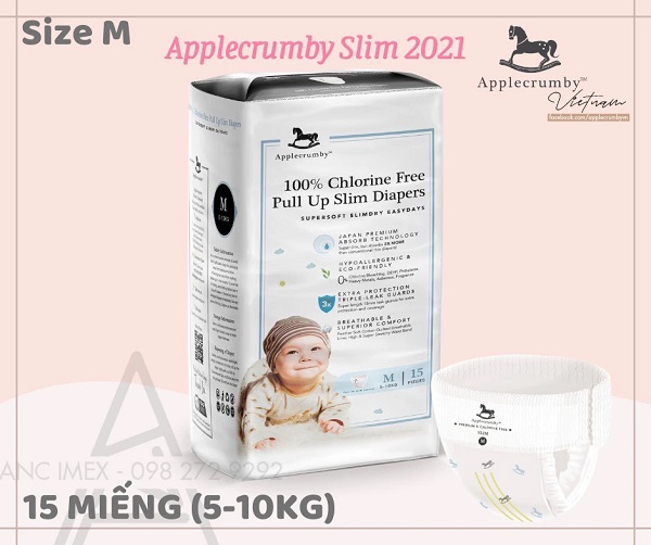 Review bỉm Applecrumby slim có tốt không?