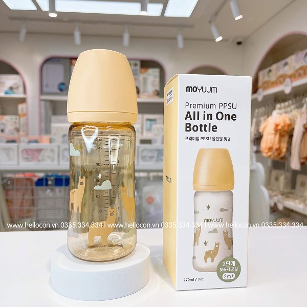 Bình sữa Moyuum Lạc Đà nội địa Hàn 170ml và 270ml