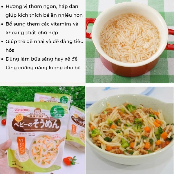 Cách nấu mì Somen Wakodo cho bé như thế nào?