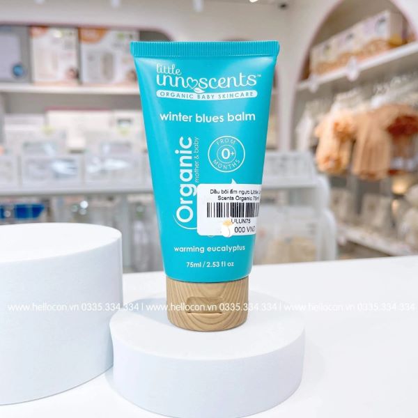 Dầu bôi ấm ngực Organic Little Unn Scents