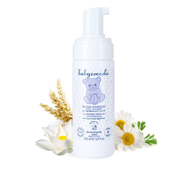 Dung dịch vệ sinh cho bé Babycoccole 3in1 dạng foam cho trẻ sơ sinh