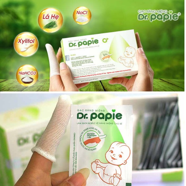 Gạc rơ lưỡi Dr Papie