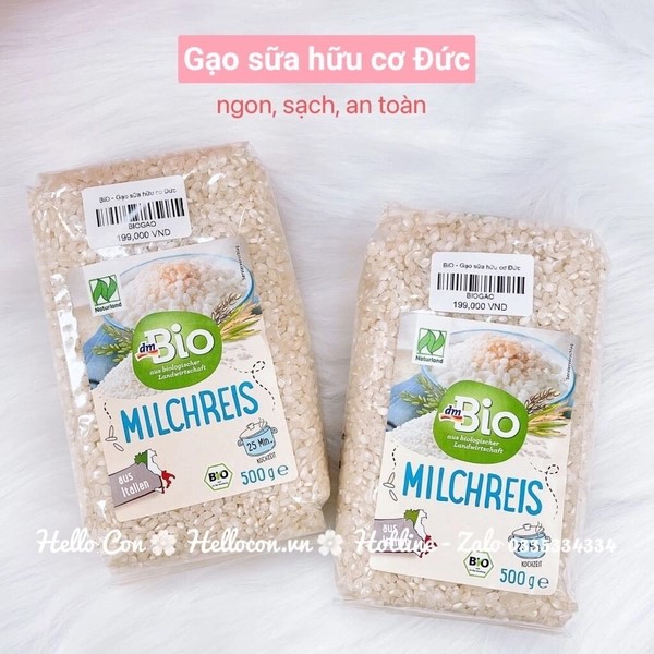 Gạo sữa hữu cơ BiO 