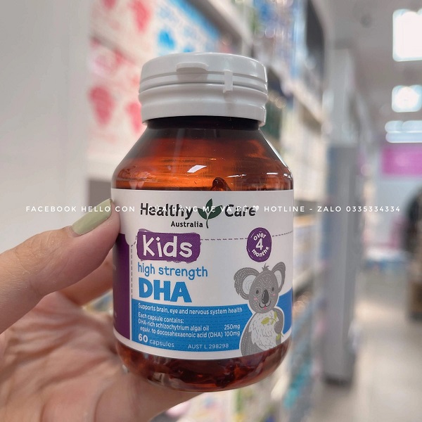 DHA Healthy Care - Viên uống DHA cho bé từ 4 tháng