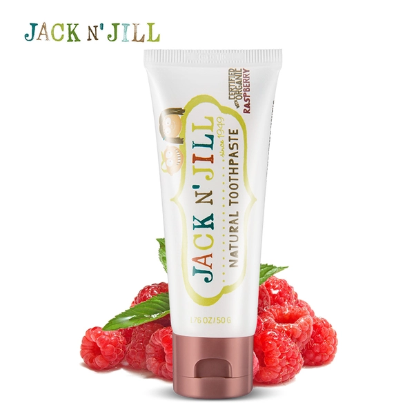Kem đánh răng Jack N' Jill nuốt được 50g cho trẻ từ 6 tháng (Dâu tây, chuối, mân xôi và việt quất)