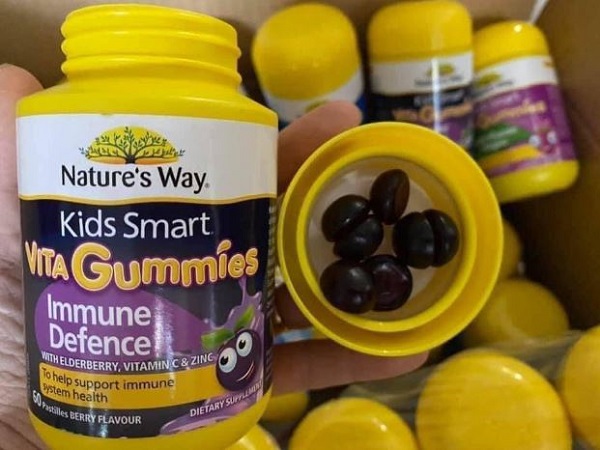 Công dụng của kẹo gum dẻo Vita Gummies Immune Defence tăng sức đề kháng cho bé