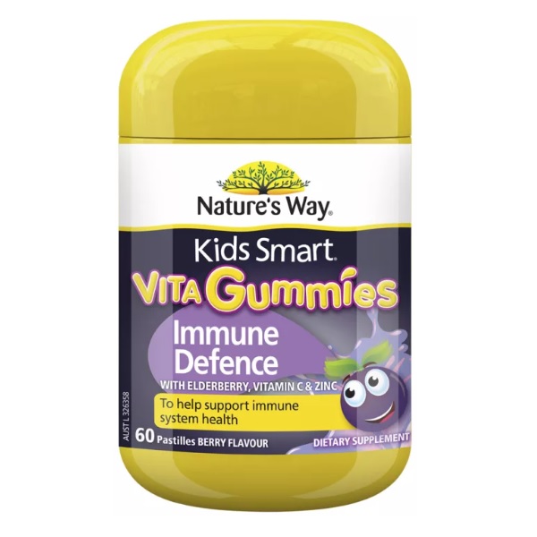 Kẹo dẻo tăng đề kháng Nature's Way Vita Gummies Immune Defence 2Y+