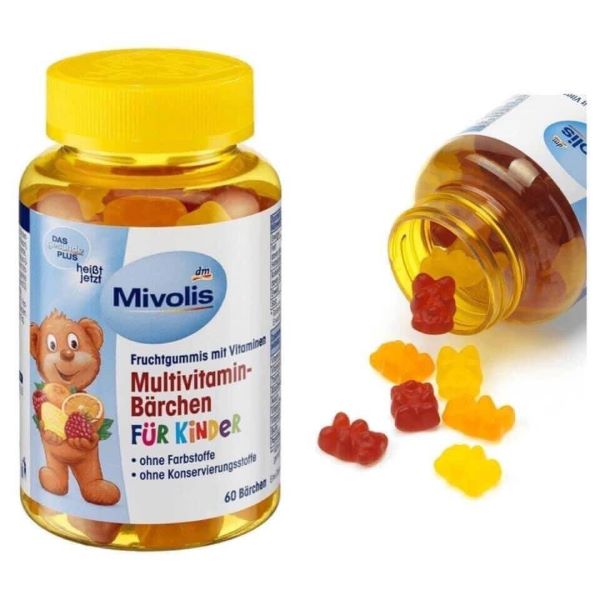 Kẹo gấu Đức Mivolis Multivitamin