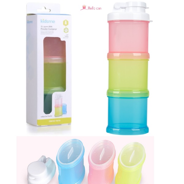 Hộp chia sữa 3 ngăn Kidsme, 160150