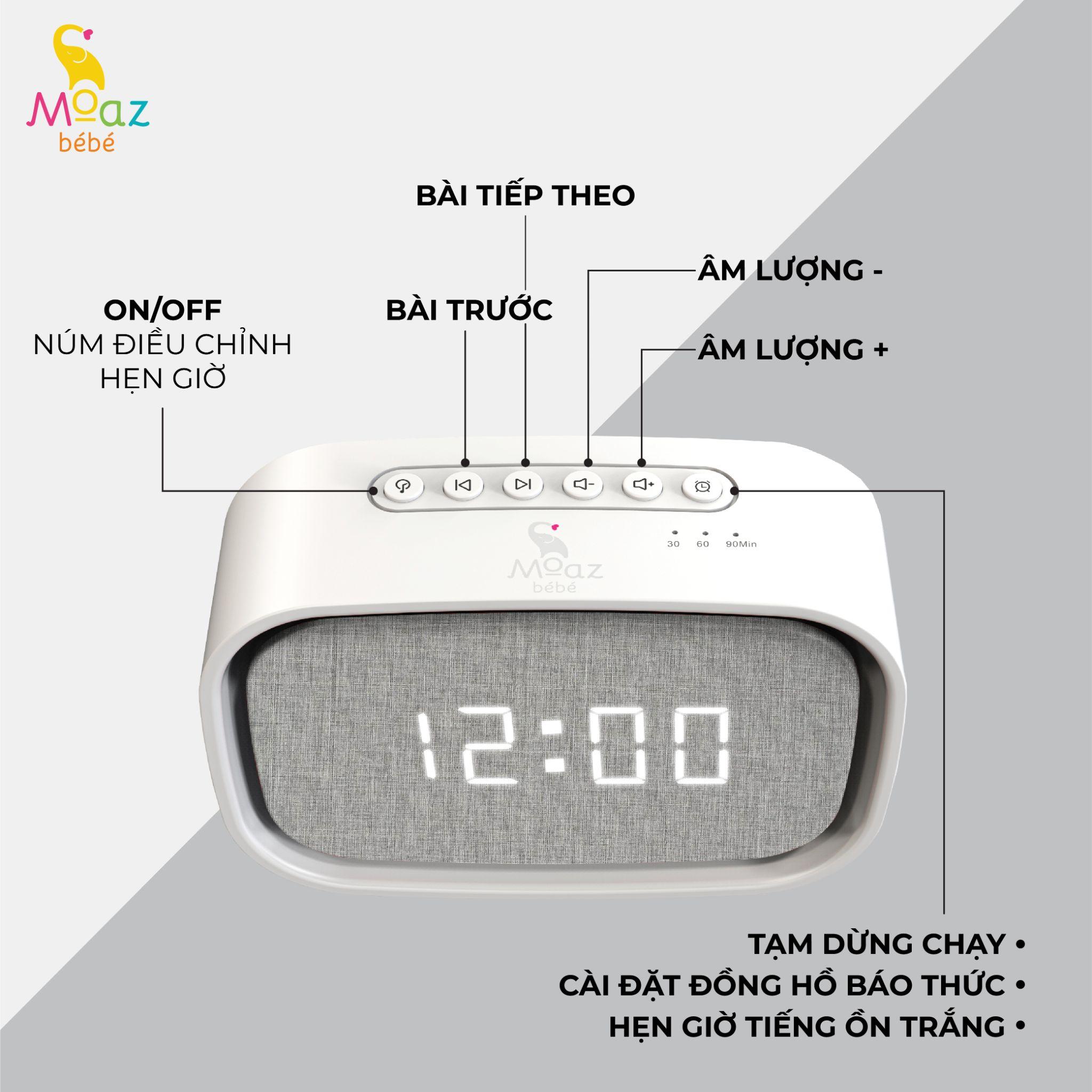 Máy tạo tiếng ồn trắng Moaz BeBe