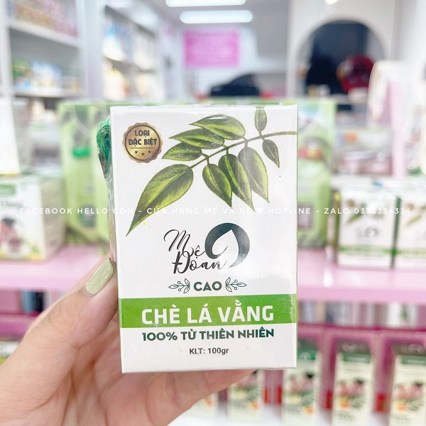 Cao chè vằng lợi sữa Mệ Đoan (Túi 250g, túi 500g, hũ 100g)