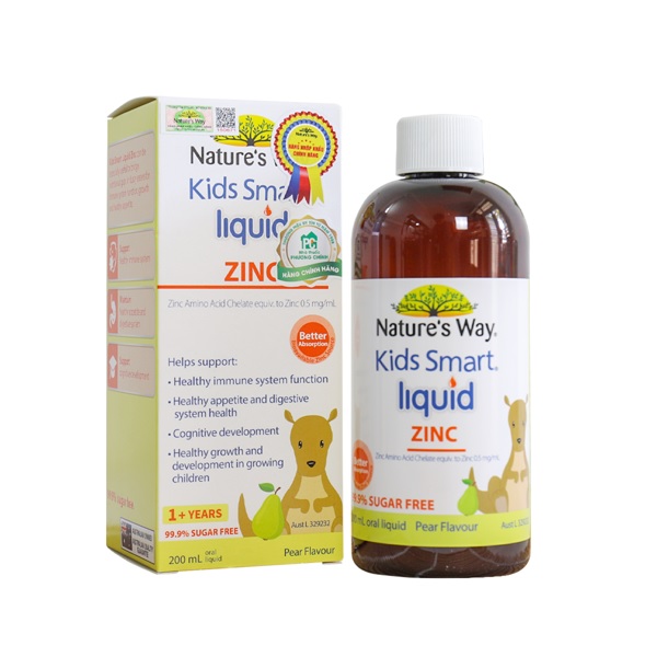 Kẽm Nature's Way Liquid ZinC Bổ sung Kẽm cho bé từ 1 tuổi