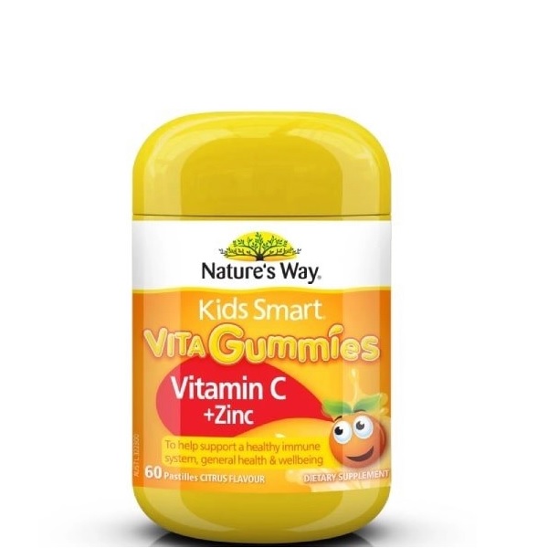 Vita Gummies Vitamin C + Zinc - Kẹo bổ sung Kẽm, Vitamin C cho bé từ 4 tuổi
