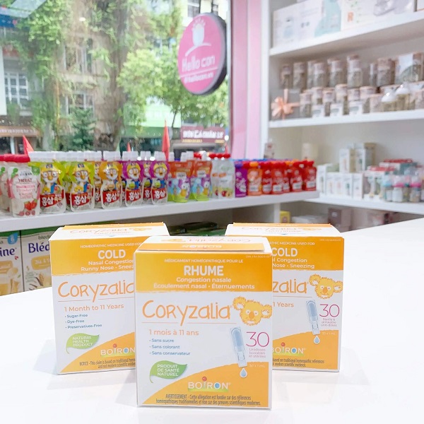 Hướng dẫn cách sử dụng muối Coryzalia Boiron cho trẻ từ 1 tháng