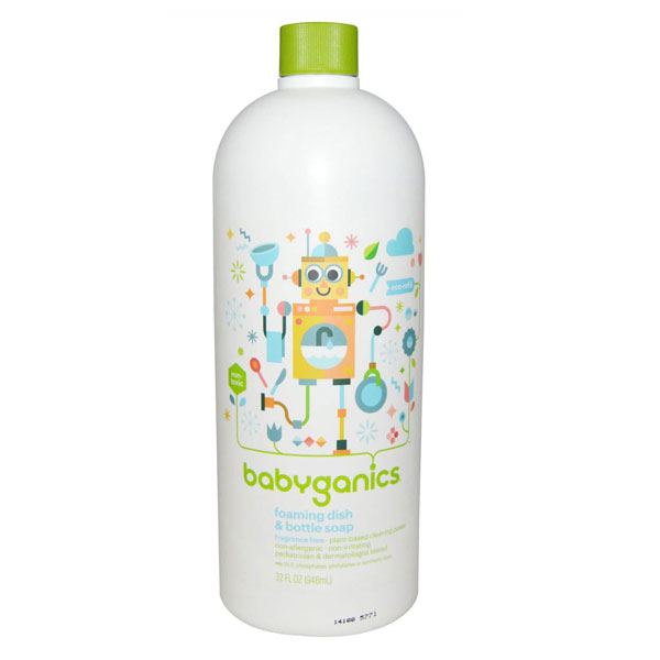 Nước rửa bình sữa Babyganics