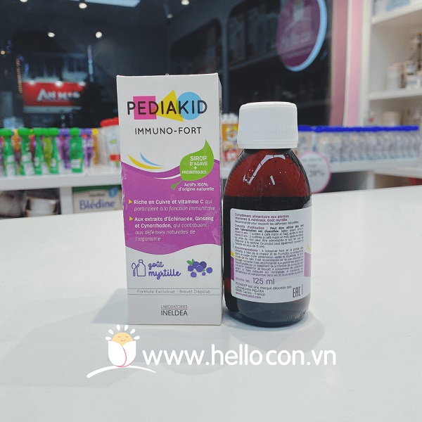 Pediakid Tăng đề kháng Immuno Fort cho bé từ 6 tháng