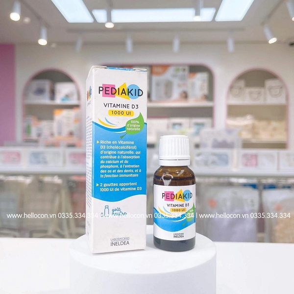 Pediakid Vitamin D3 1000IU