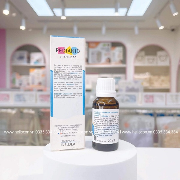 Pediakid Vitamin D3 giá bao nhiêu tiền?
