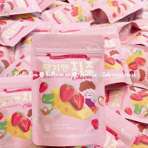 Phomai sấy Lạnh Yomit cho bé ăn dặm 6 tháng