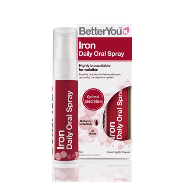 Sắt xịt Better You Iron Spray trên 3 tuổi, người lớn, mẹ bầu- cho con bú