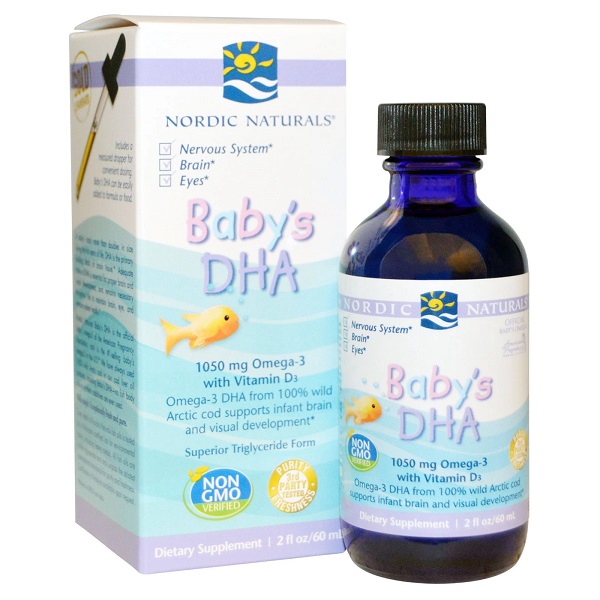 Siro Baby's DHA Nordic Naturals 60ml cho trẻ từ sơ sinh