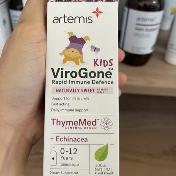 Tăng đề kháng Artemis Kids ViroGone Siro cho bé từ 0 tháng