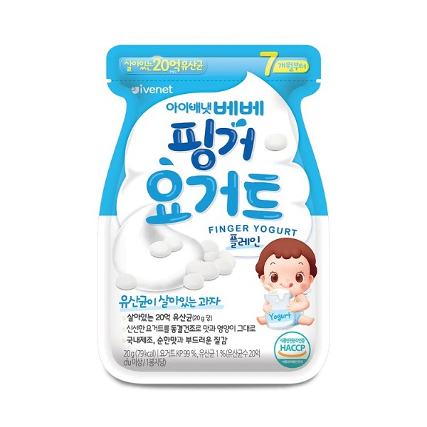 Sữa chua khô Ivenet Hàn Quốc cho bé 7 tháng