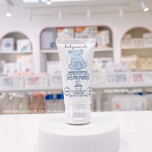 Sữa tắm Babycoccole chiết xuất hoa sen cho trẻ từ sơ sinh