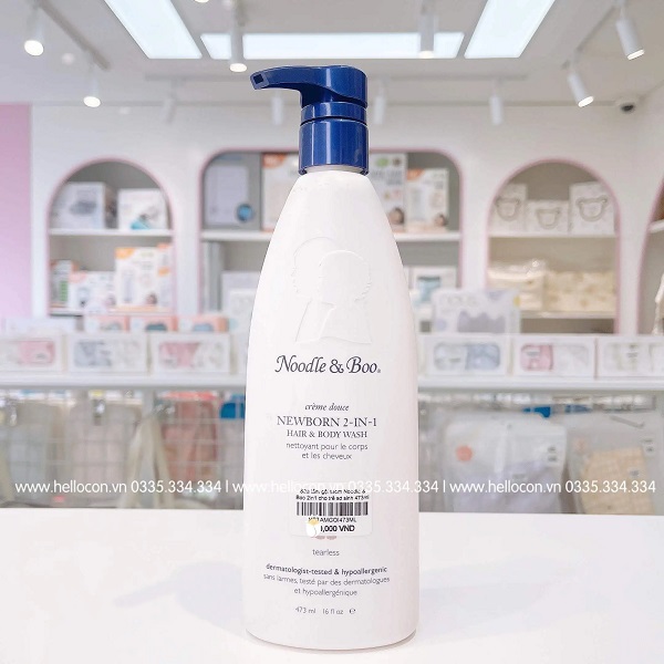 Sữa tắm gội Noodle & Boo cho trẻ sơ sinh 473ml hàng nội địa Mỹ