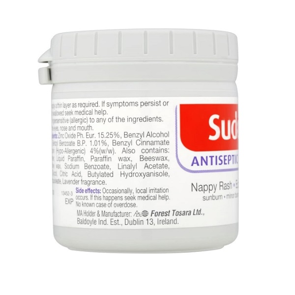 Kem hăm Sudocrem Antiseptic Healing Cream xách tay Đức, 60g cho trẻ từ 0 tháng