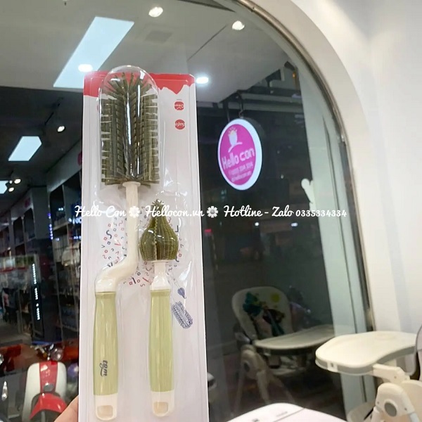Cọ rửa bình sữa Silicon TGM Hàn Quốc (Tím, Xanh lá, Xanh dương)