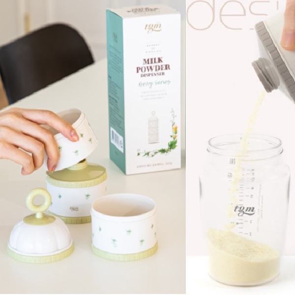 Hộp đựng sữa TGM Hàn Quốc chia 3 (8 kiểu họa tiết)