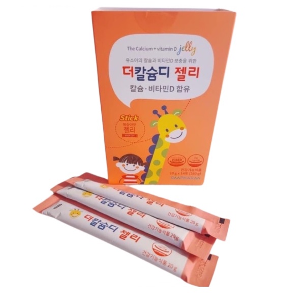 Hướng dẫn sử dụng thạch Canxi, D GMPHARM Hàn Quốc