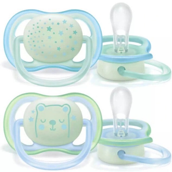 Ti giả Avent Ultra Air Night set đôi cho bé 0-6M và 6-18M