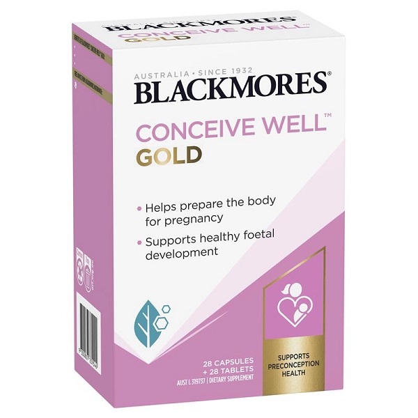 Blackmores Conceive Well Gold - Thuốc bổ trứng tăng khả năng thụ thai