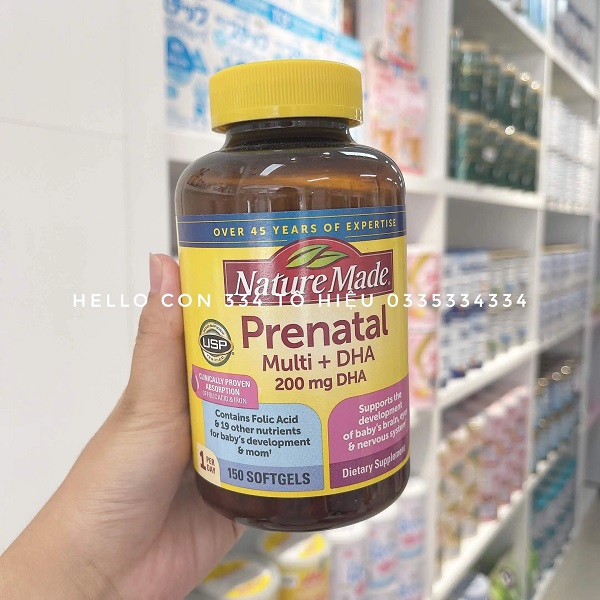 Review viên uống Nature Made Prenatal Multi + DHA có tốt không?