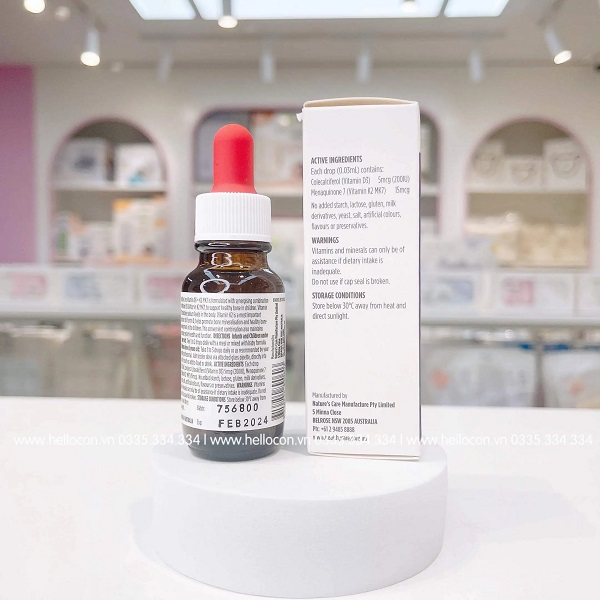 Đối tượng và cách dùng vitamin D3 + K2 MK7 Healthy Care