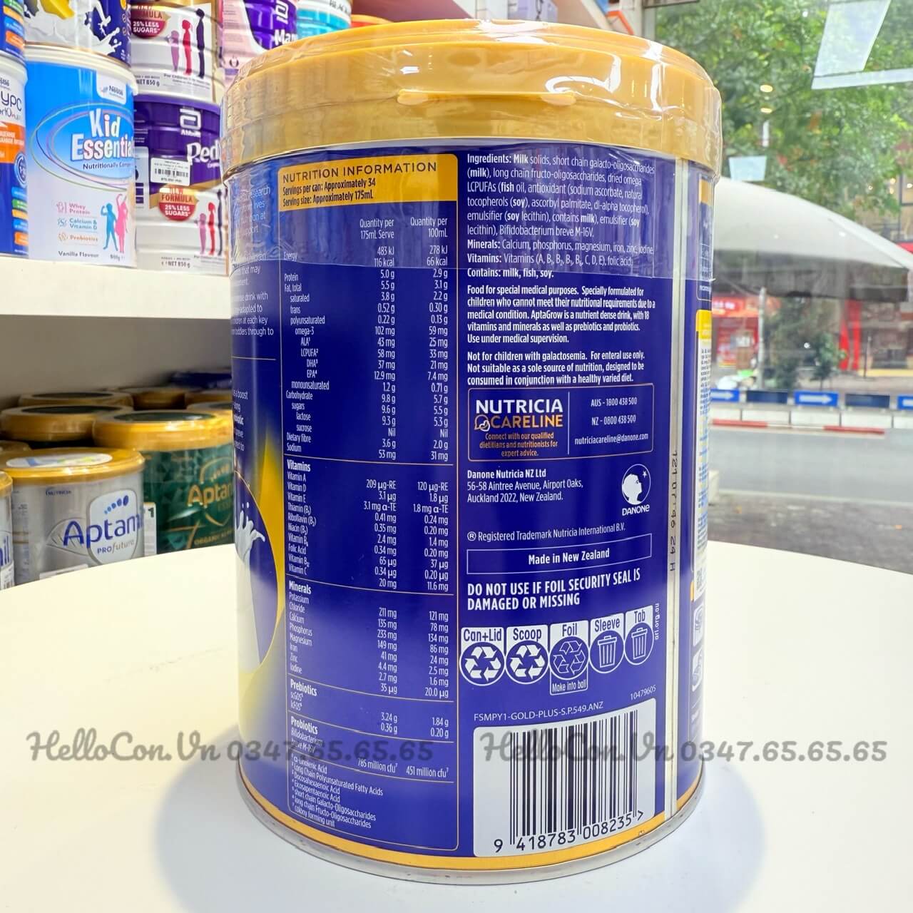 Thành phần dinh dưỡng trong AptaGrow 1+