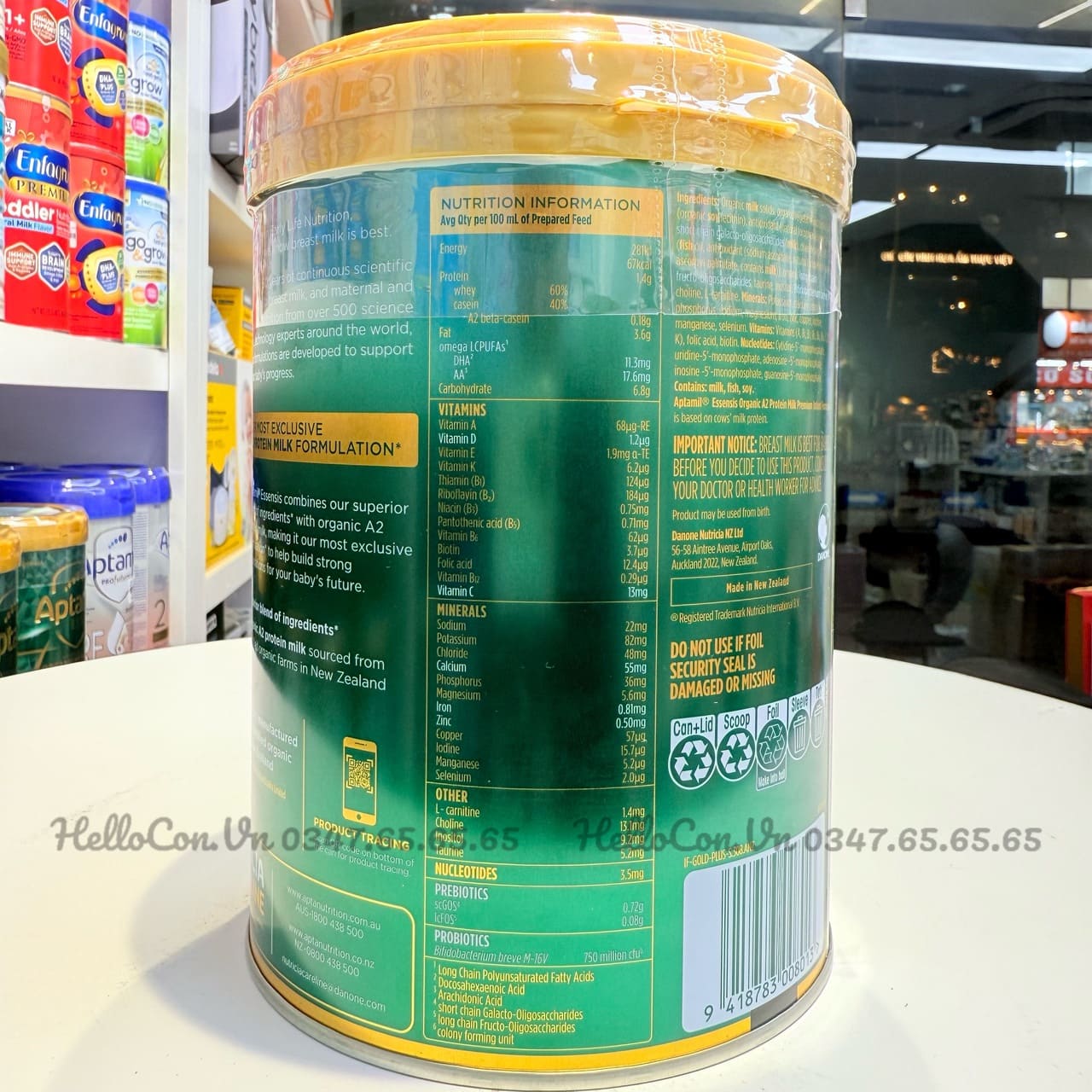Ảnh thành phần Sữa Aptamil Essensis số 1
