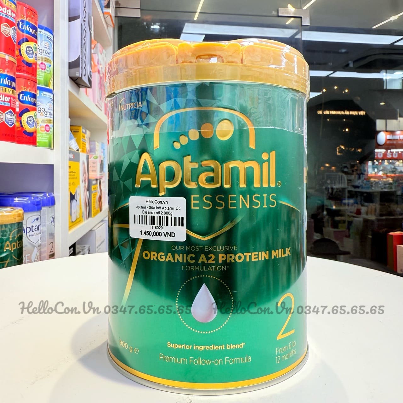 Sữa Aptamil Essensis số 2: Dành cho trẻ em từ 6 tháng đến 1 tuổi.