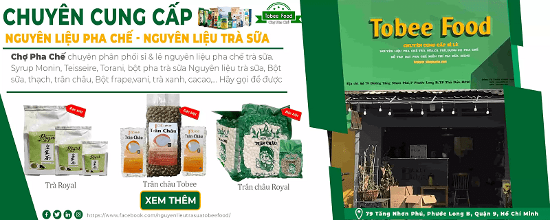 Nguyên liệu trà sữa - Tobee Food