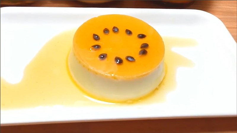 Bánh Flan Caramen chanh dây
