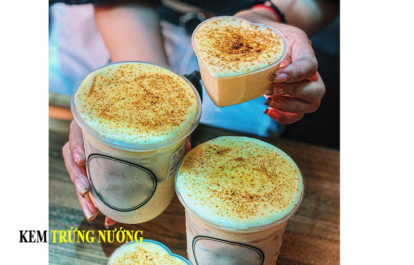Cách làm trà sữa khoai môn trứng nướng